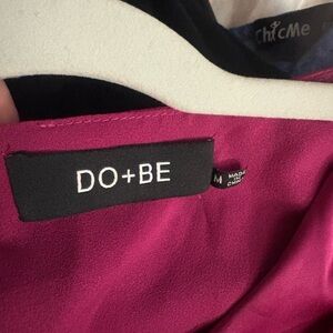DO+BE Vibrant Magenta Blouse
